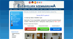 Desktop Screenshot of elonyelvek.hu